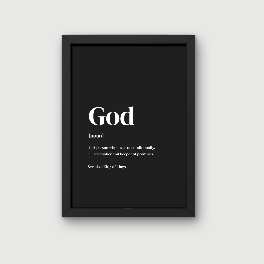 Definition of God (All Black)