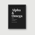 Definition of Alpha and Omega (All Black)