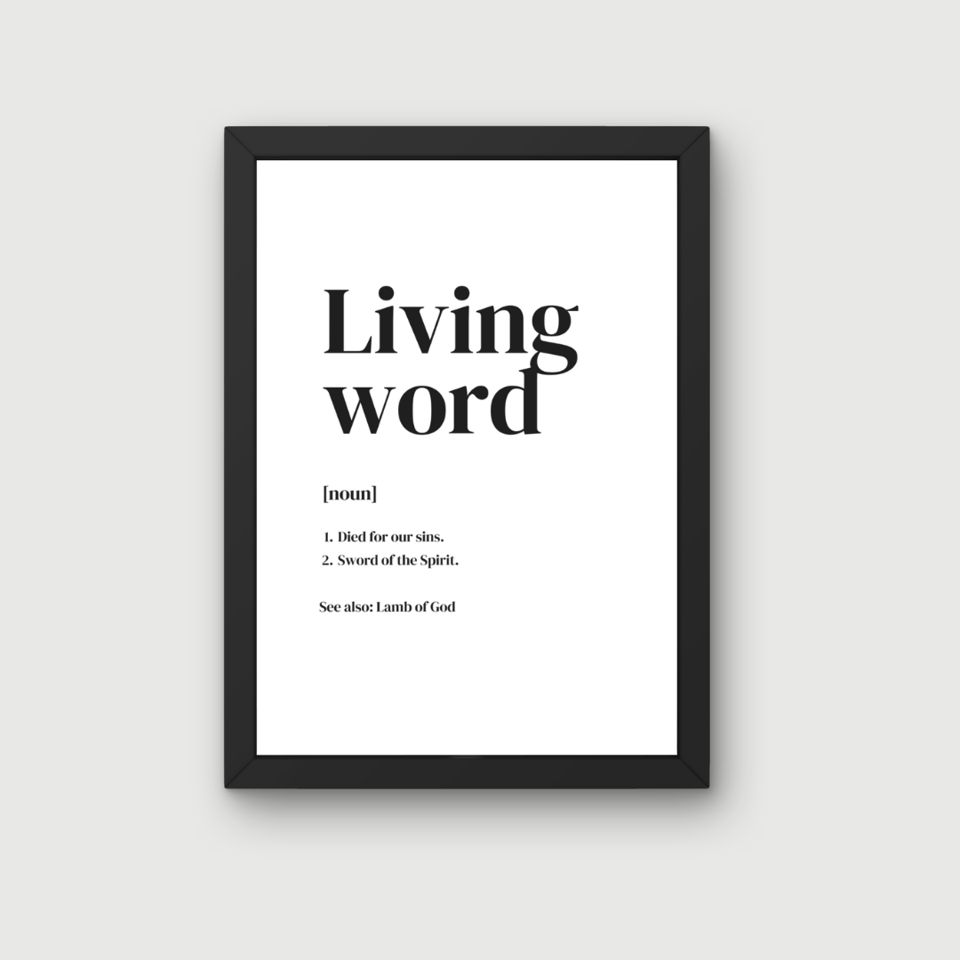 Definition of Living Word (All White)