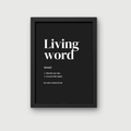 Definition of Living Word (All Black)