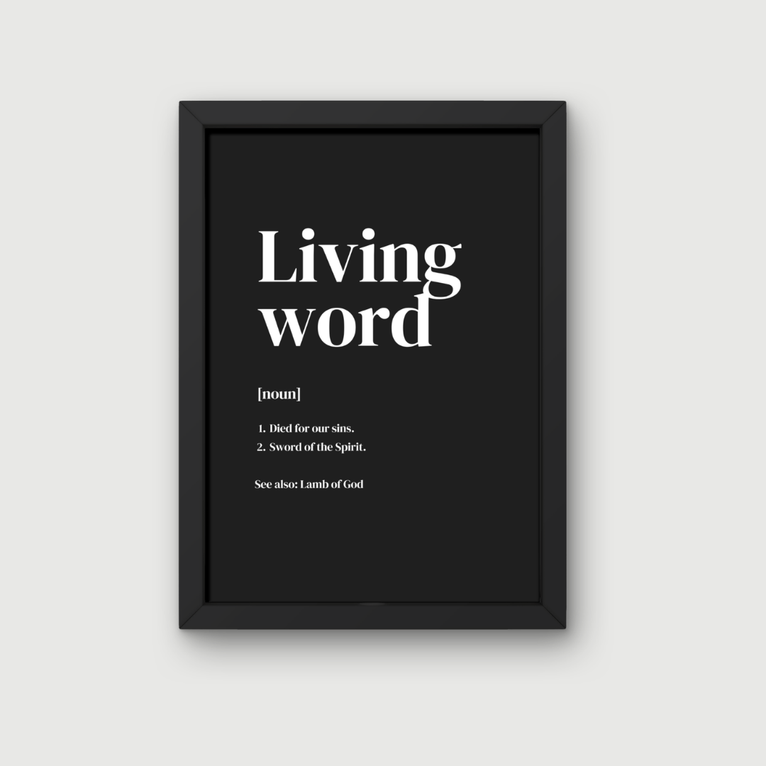 Definition of Living Word (All Black)