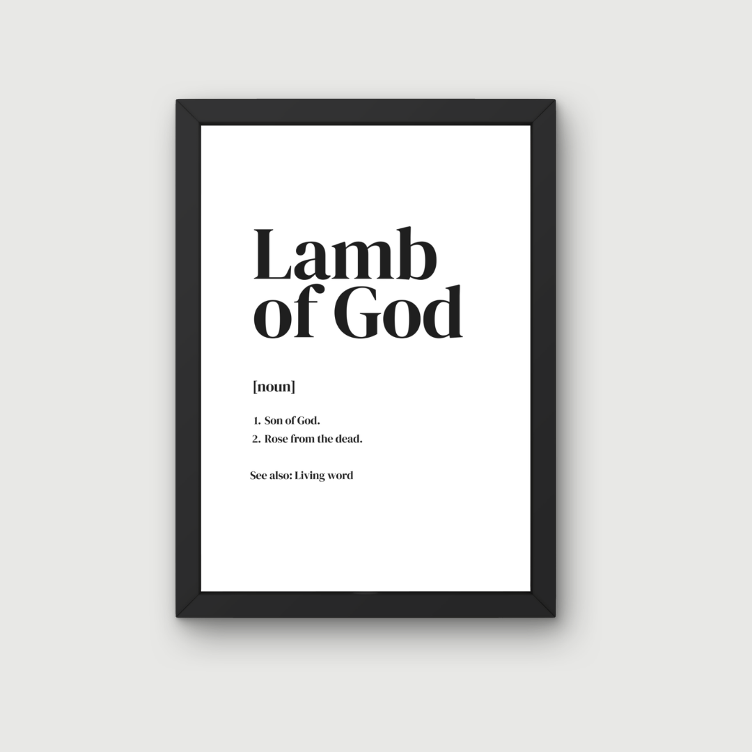 Definition of Lamb of God (All White)