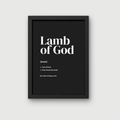 Definition of Lamb of God (All Black)